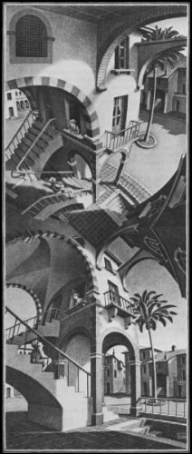 High and Low (c) M. C. Escher